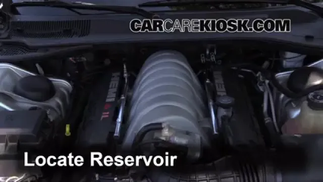 2006 Chrysler 300 C SRT8 6.1L V8 Líquido limpiaparabrisas Agregar líquido